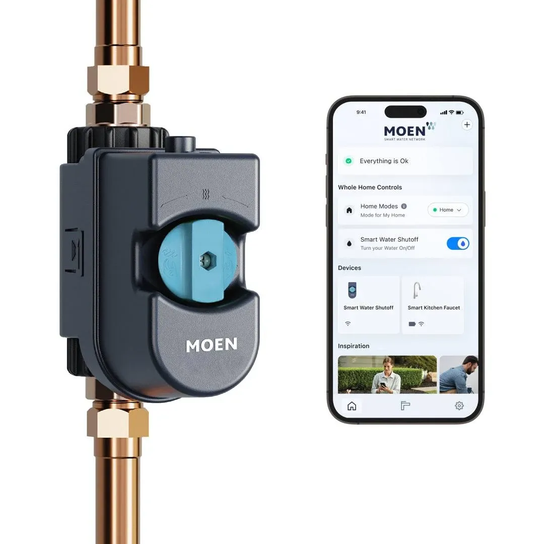 Moen 900-001 Flo by Moen 3/4-Inch Smart Water Shutoff