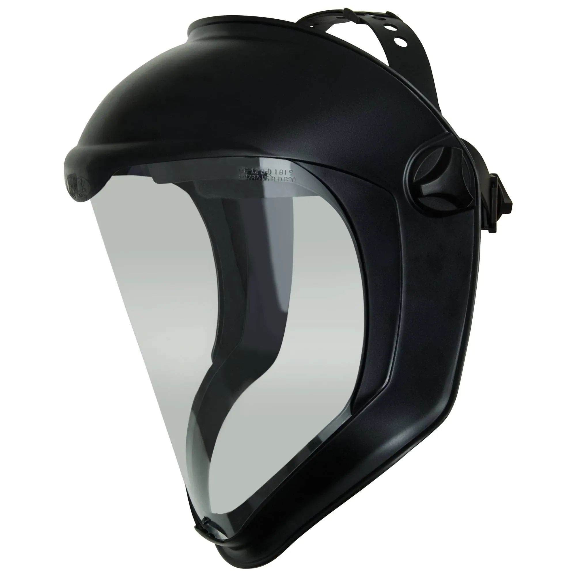 Uvex Bionic Face Shield, Matte Black Frame, Clear Lens S8510