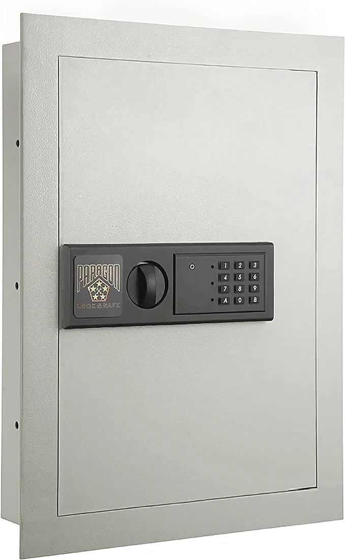 7750 Electronic Wall Safe Hidden Large Safes Jewelry Secure-Paragon Lock & Safe Gray