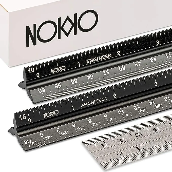 NOKKO Architectural and Engineering Scale Ruler Set