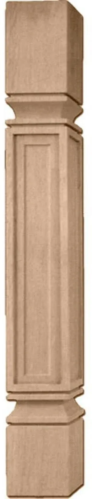 Ekena Millwork COL05X05X35KEMA 5-Inch W x 5-Inch D x 35 1/2-Inch H Kent Raised Panel Cabinet Column, Maple