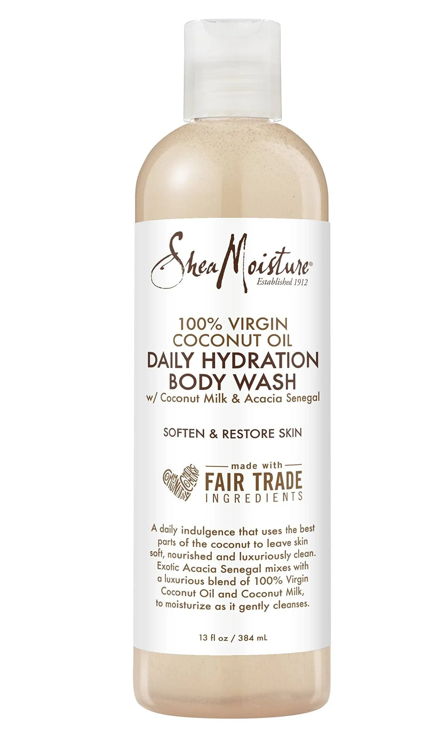 Shea Moisture 100% Virgin Coconut Oil Daily Hydration Body Wash 13oz