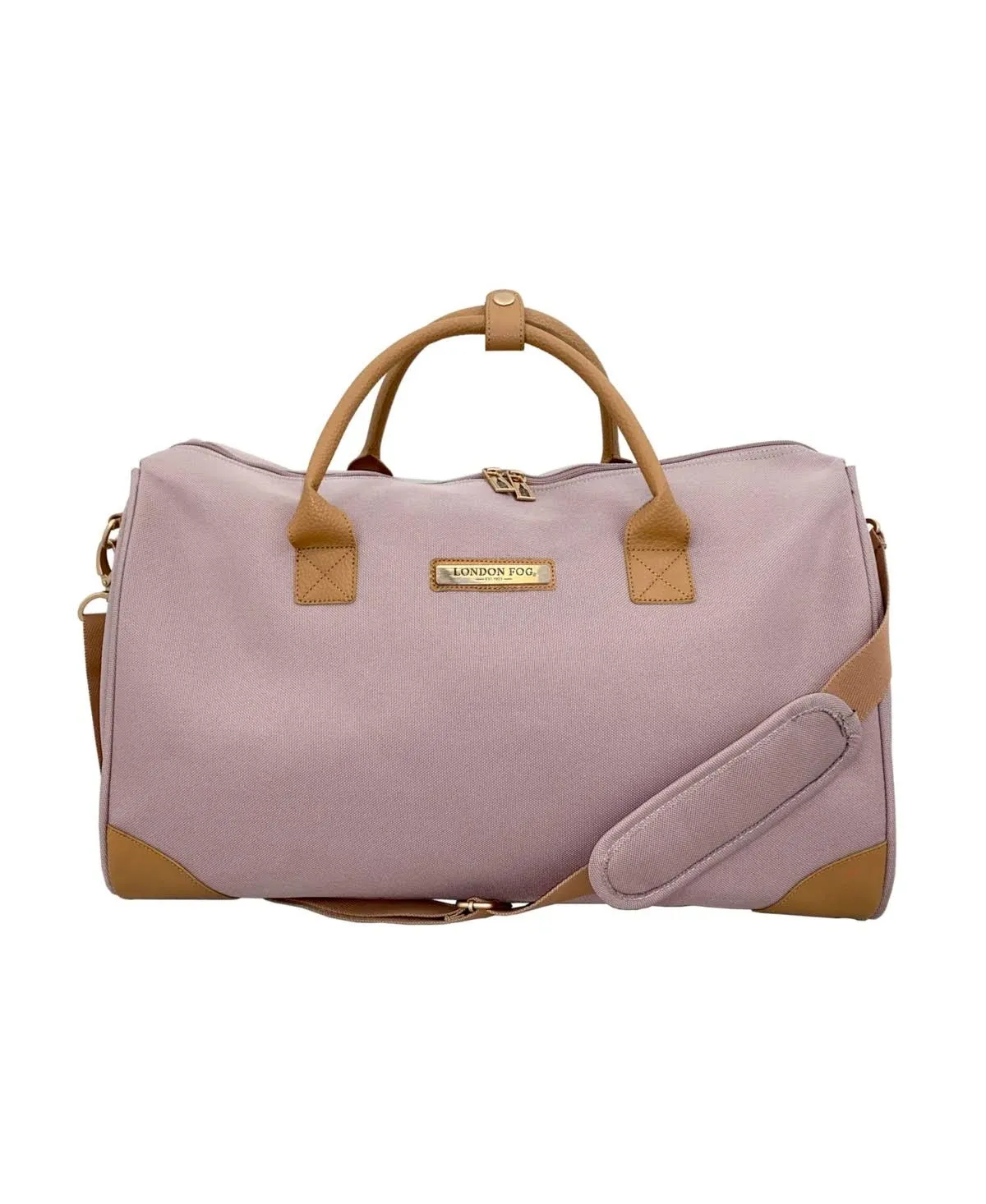 London Fog Chelsea Large Satchel Bag, Rose Gold, Carry-On 20&#034;