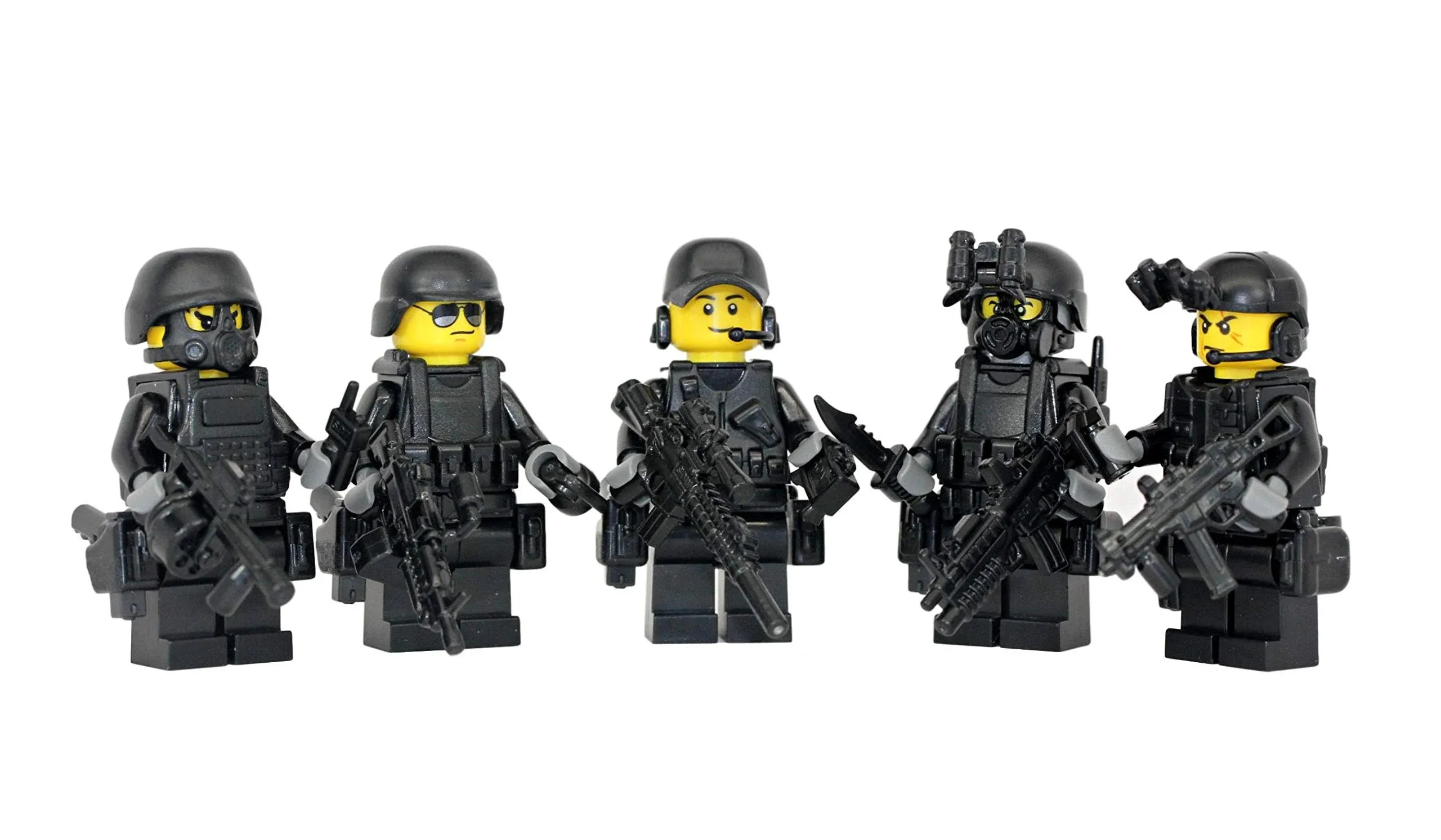 Modern Brick Warfare Special Forces Squad US Military Soldiers Custom Minifigure