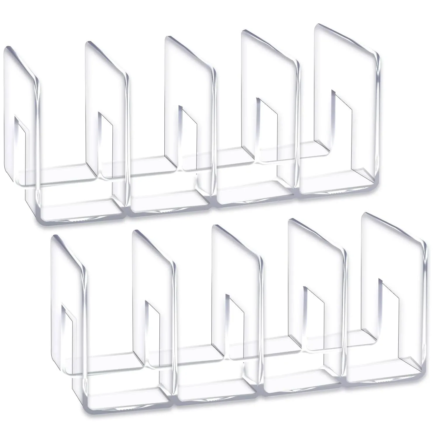 LUGUNU Clear Acrylic Desk File Sorter Purse/Handbag Organizer Clutch Divider ...