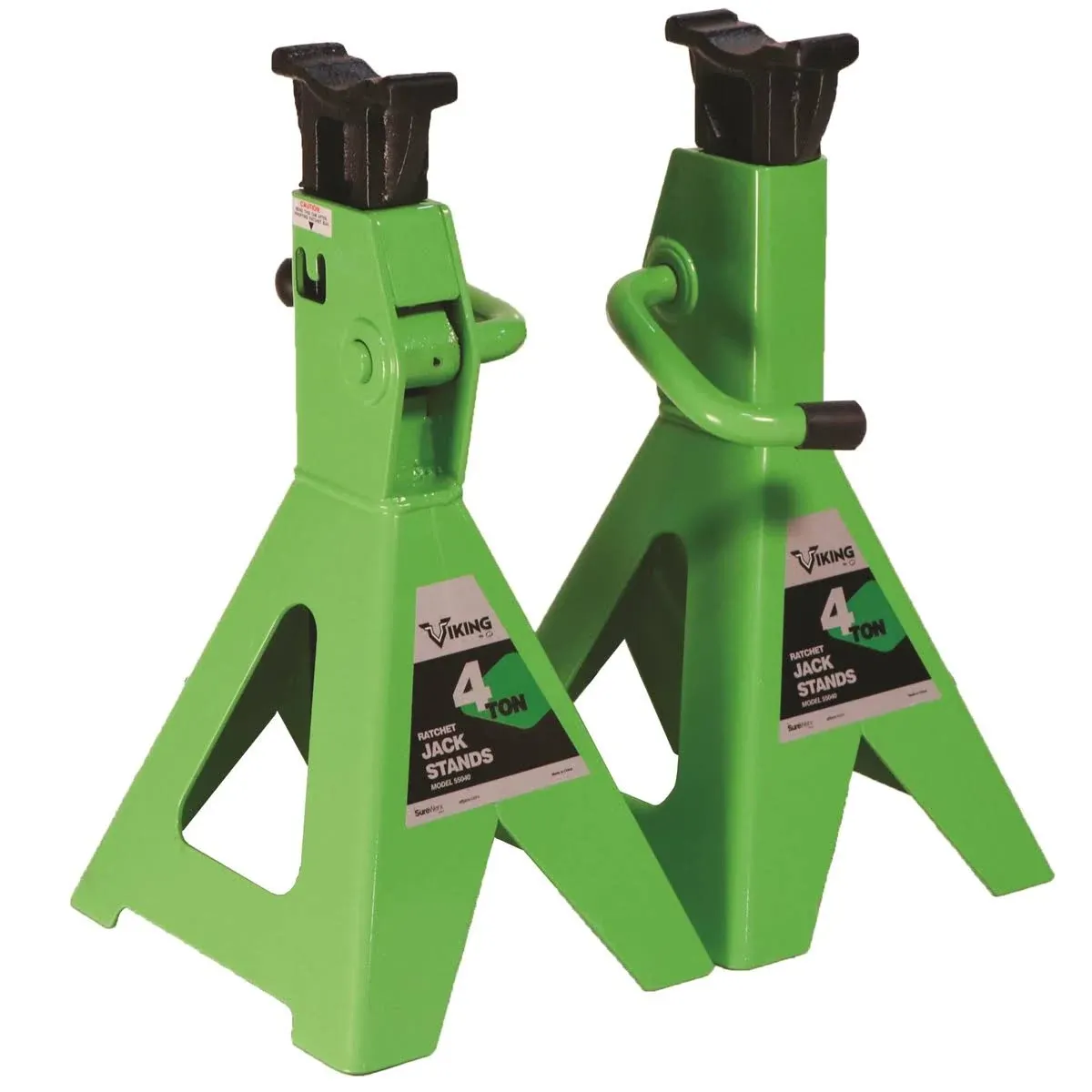 AFF Viking 22 Ton Safety Stand Set - Pin Style Jack Stands for Trucks, Trailers & Heavy Equipment - Super Duty - Pair