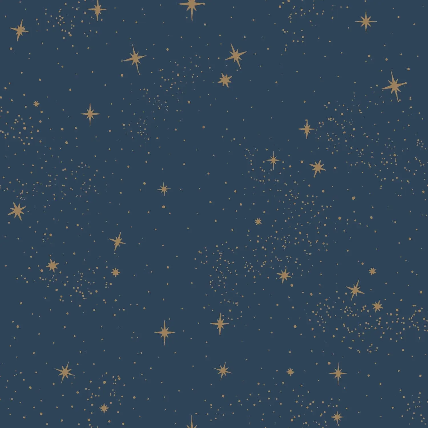 RoomMates RMK11319WP Upon A Star Navy and Metallic Peel and Stick Wallpaper