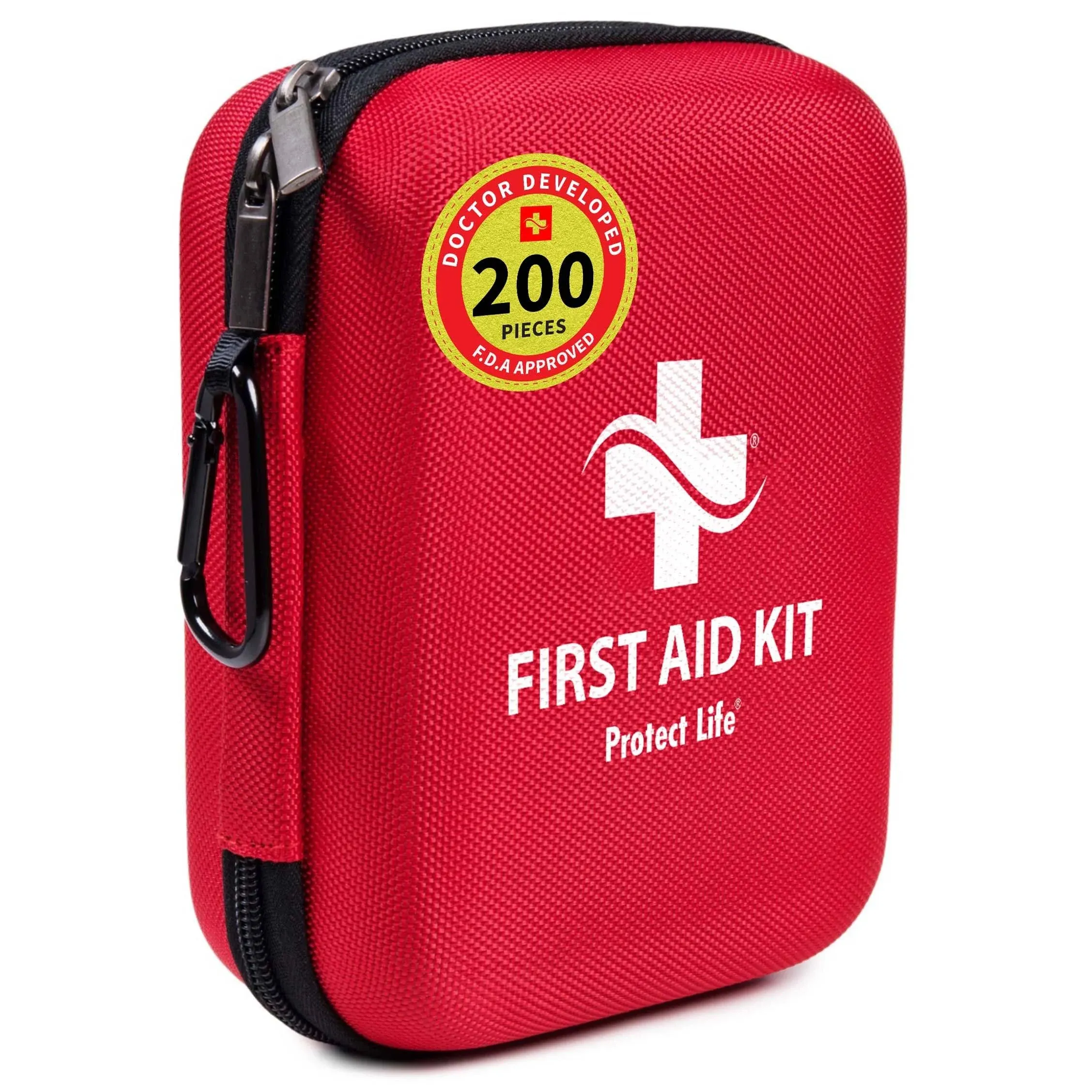 First Aid Kit - 200 Piece - for Car, Home, Outdoors, Sports, Camping, Hiking or