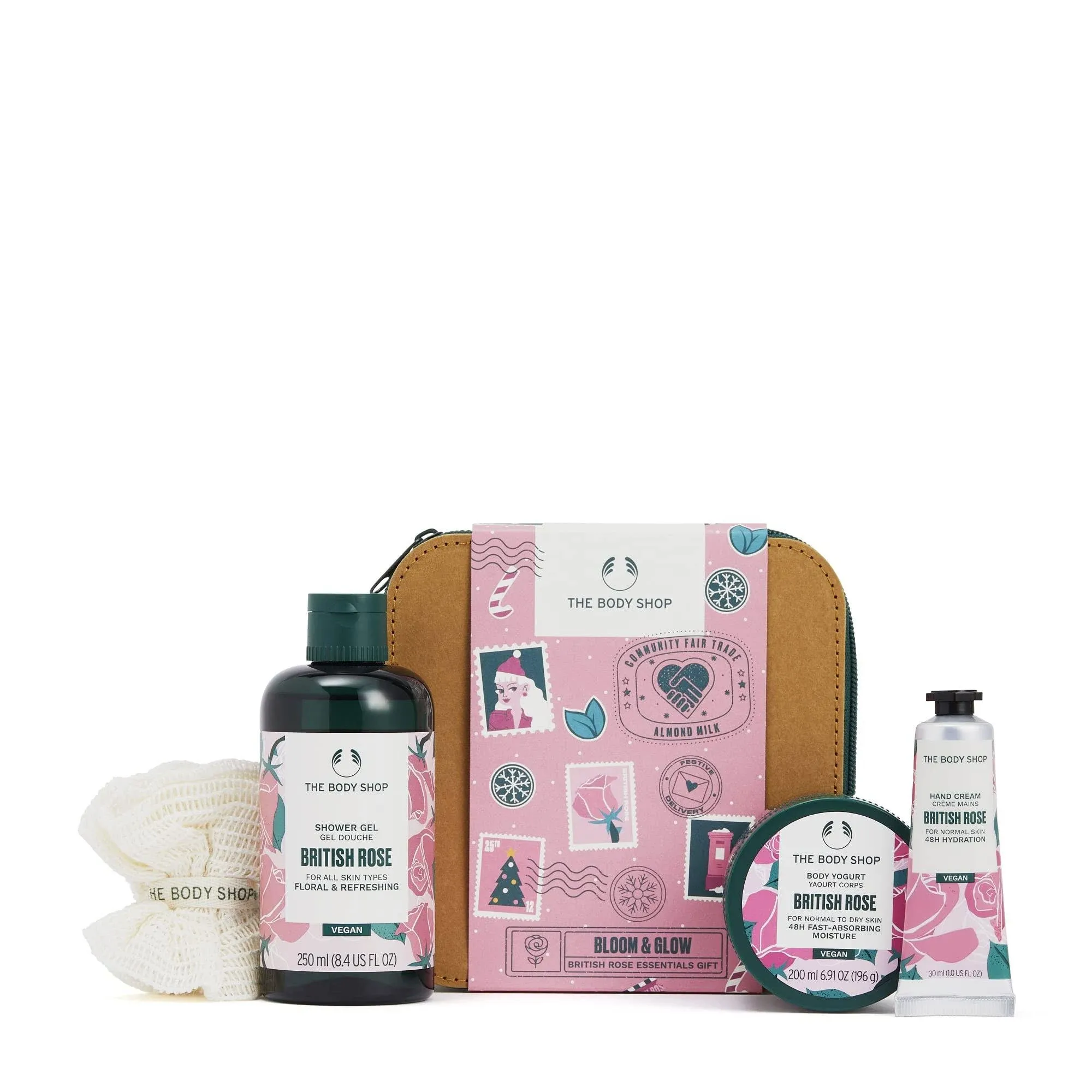 Bloom & Glow British Rose Essentials Gift - The Body Shop