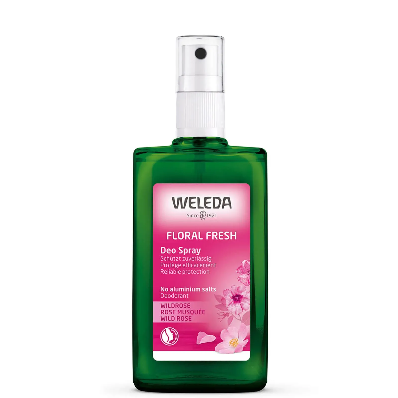 Weleda Deodorant Spray, 24 Hour, Wild Rose - 3.4 fl oz