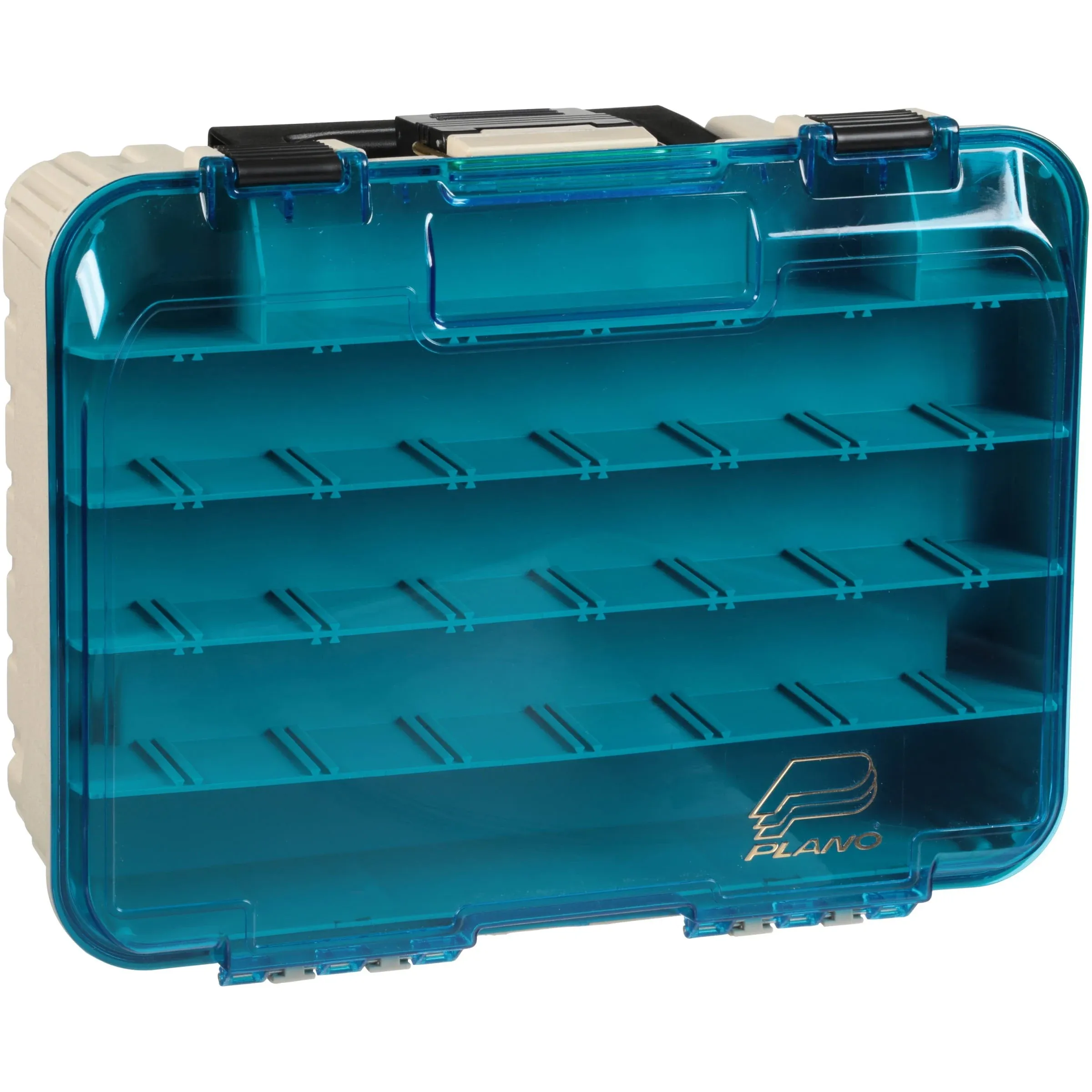 Plano 1349-00 Two Level Magnum 3449 Tackle Box, Sandstone/Blue, One Size