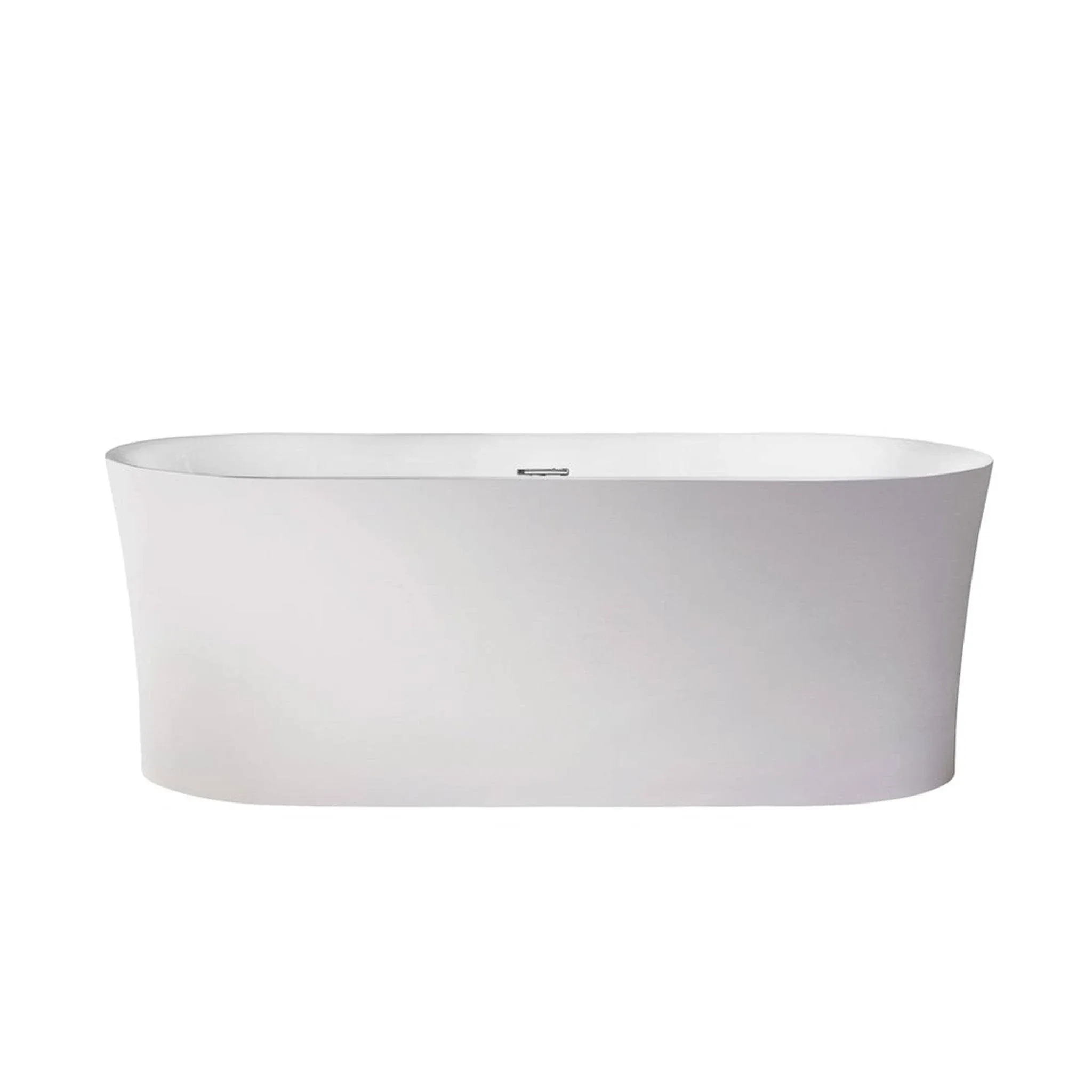 Aubrey Air Jet Freestanding Bathtub, 67"x31.5" - Contemporary - Bathtubs - by Buildcom | Houzz