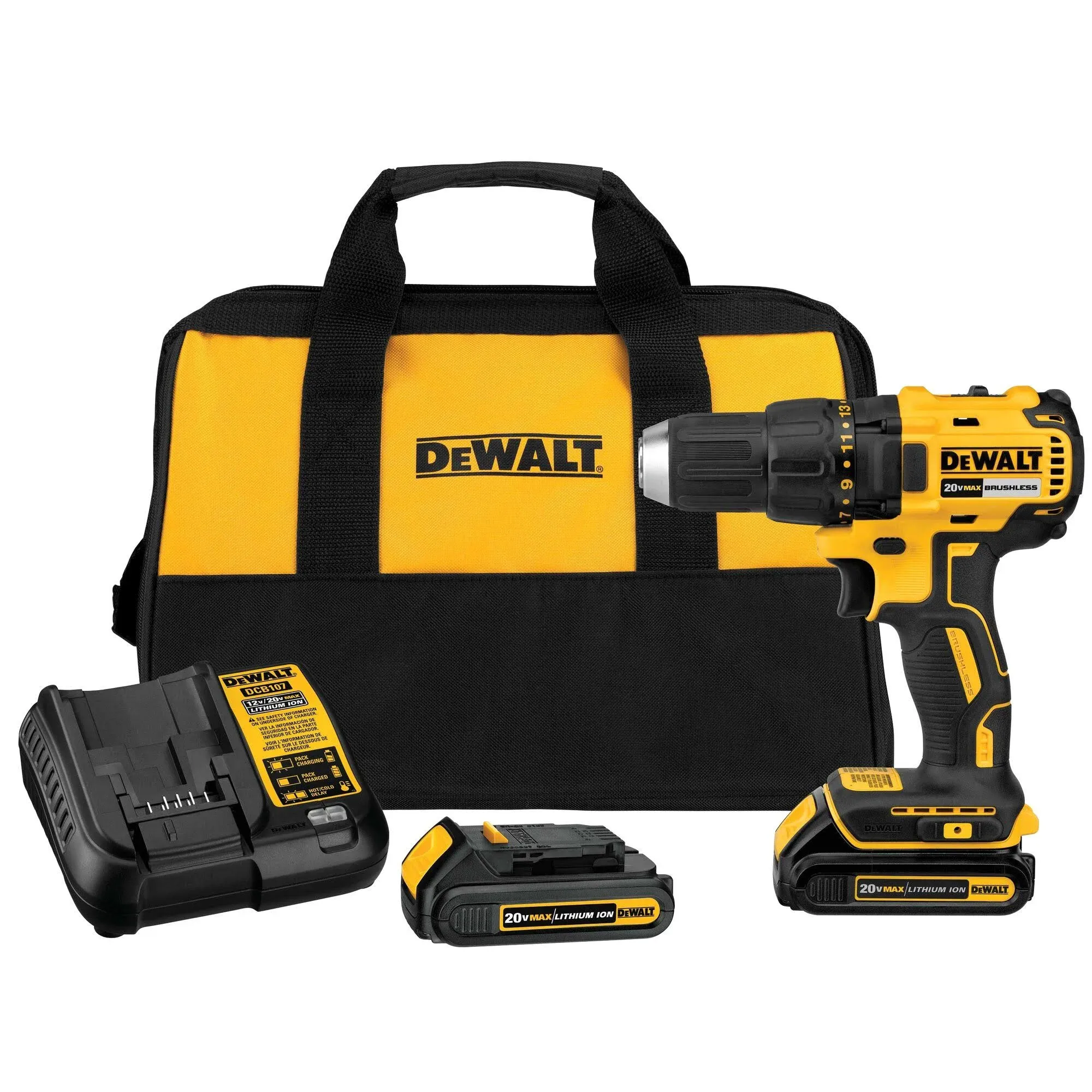 DeWalt DCD777D1 20V Max Xtreme Brushless 1/2 in. Cordless Drill Driver Kit