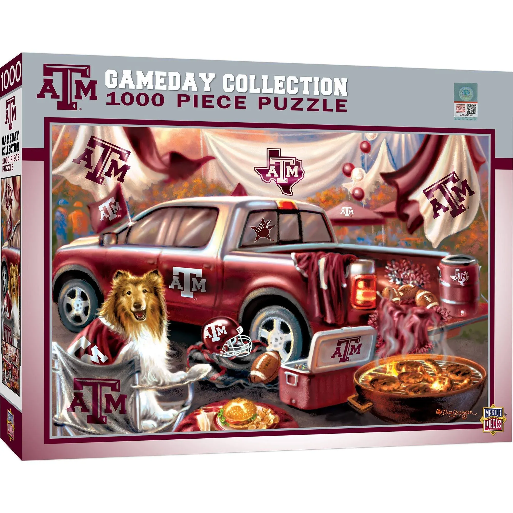 MasterPieces NCAA Texas A&M Aggies Gameday 1000 Piece Jigsaw Puzzle