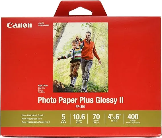 Canon Photo Paper Plus Glossy II - 20 Sheets