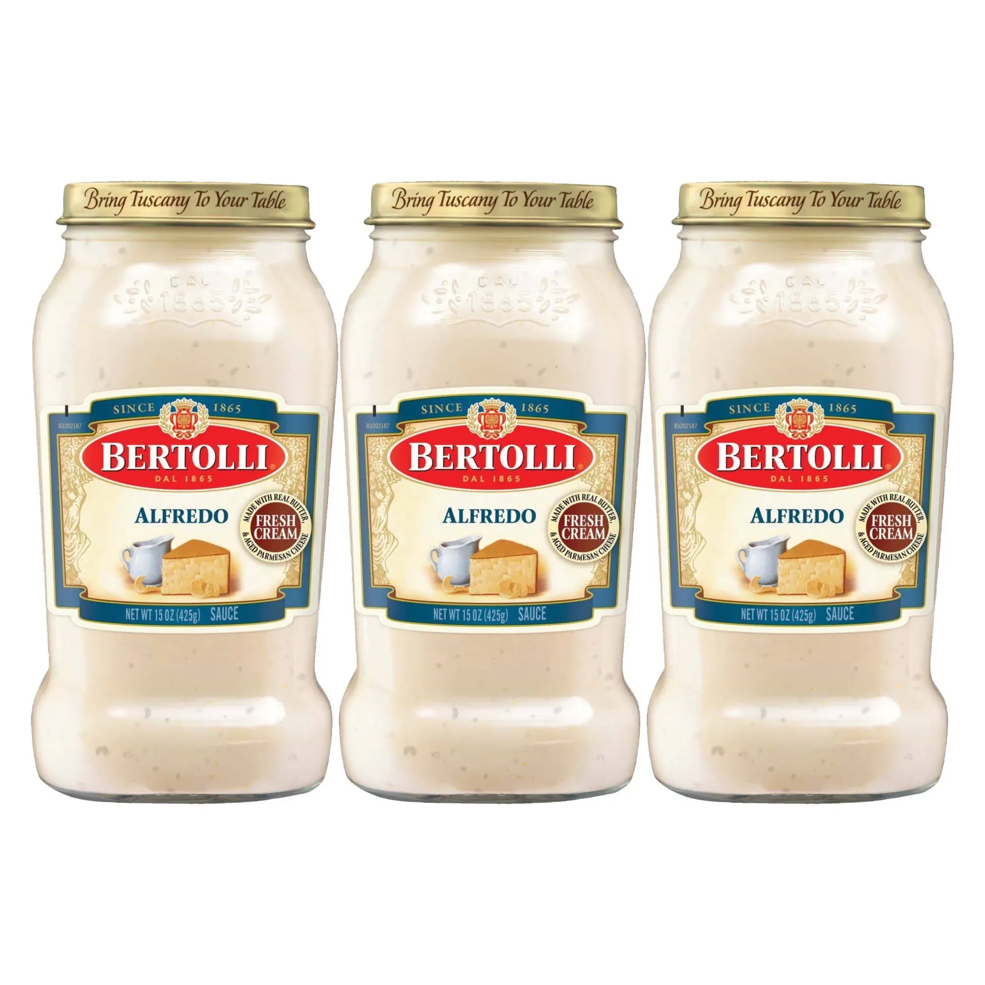 Bertolli Alfredo Sauce - 3 - 15 oz 425 g sauce