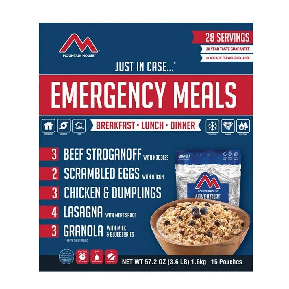 Mountain House Adventure Meal Kit 28 Servings Emergency Survival Food exp2050mar