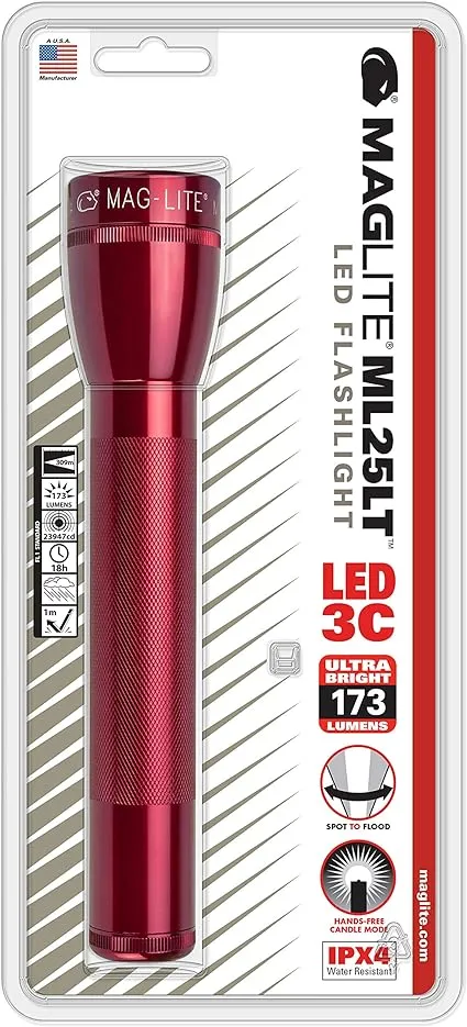 Maglite ML25LT 3-Cell C LED Flashlight