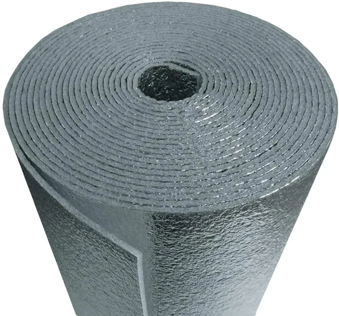 R-8 HVAC Duct Wrap Insulation Reflective 2 Sided Foam Core 4' x 25' (100 Sq Ft)