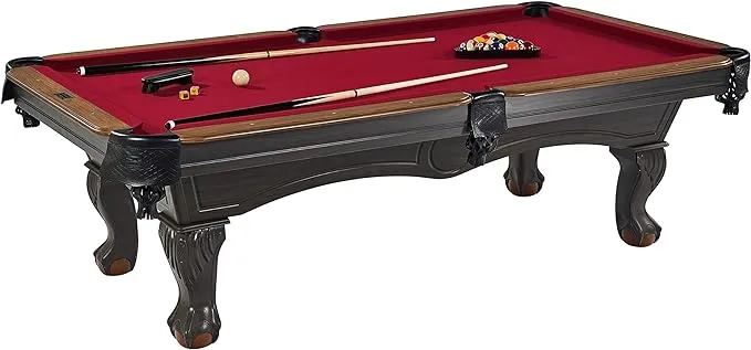 Barrington Billiards Multiple Styles Pool Table, Preassembled Playfields with Complete Billiard Accessory Sets, Perfect for Family Game Rooms