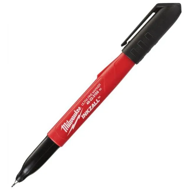 Milwaukee 48-22-3150 12 Pack INKZALL Black Ultra Fine Point Markers