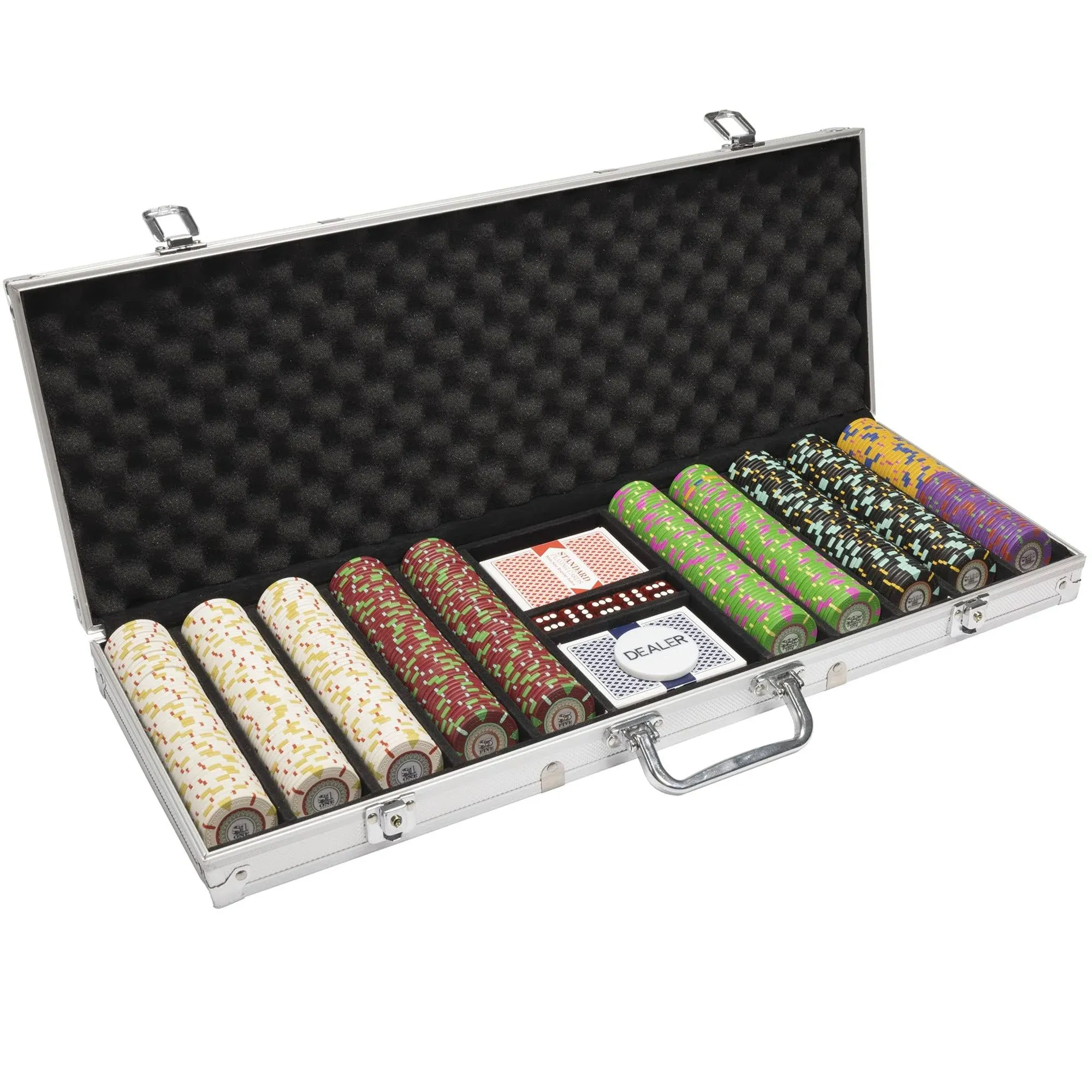 500 The Mint Poker Chip Set with Aluminum Case