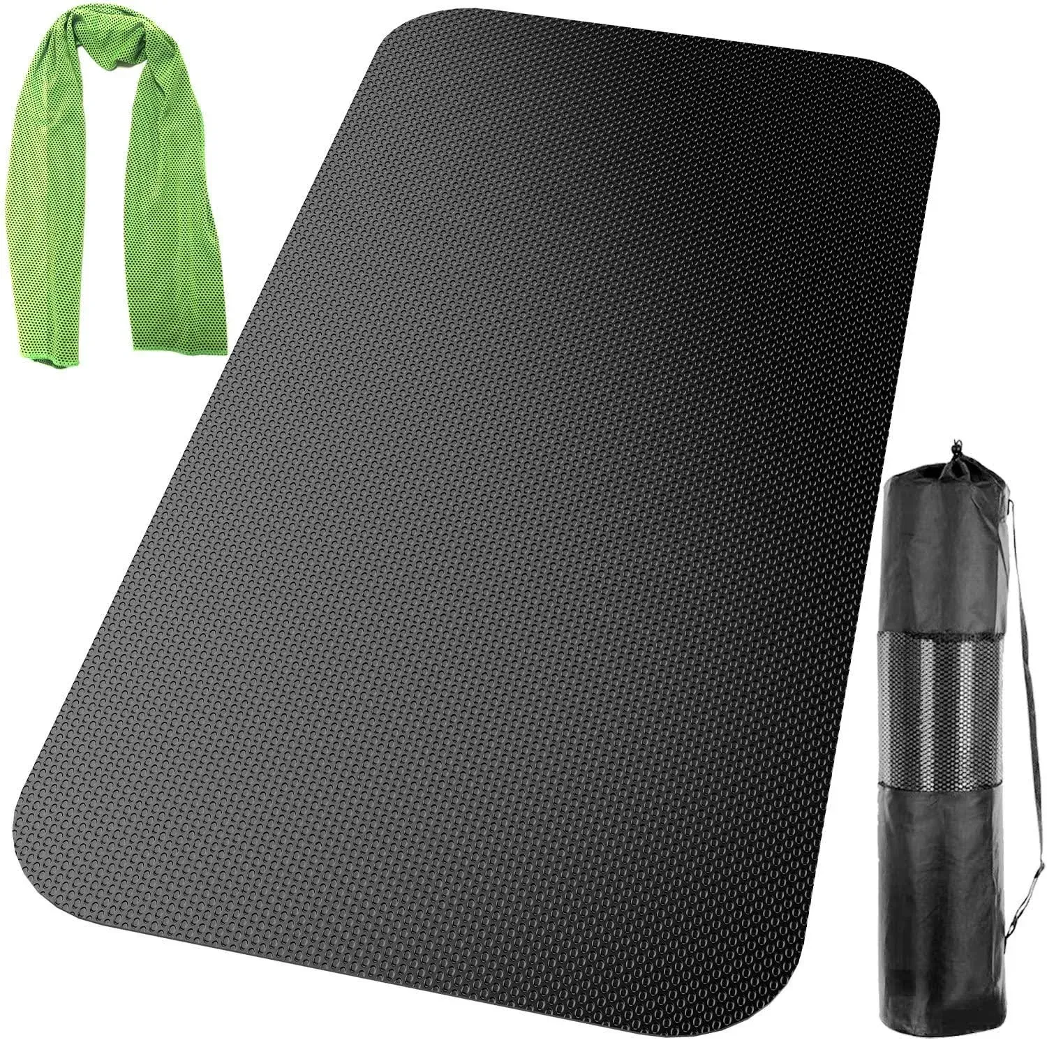 Exercise Equipment Mat - Treadmill Mat, Exercise Bike Mat, Fitness Mat, Elliptical Mat, Jump Rope Mat, Yoga Mat, Gym Mat Use on Hardwood Floors Protection…