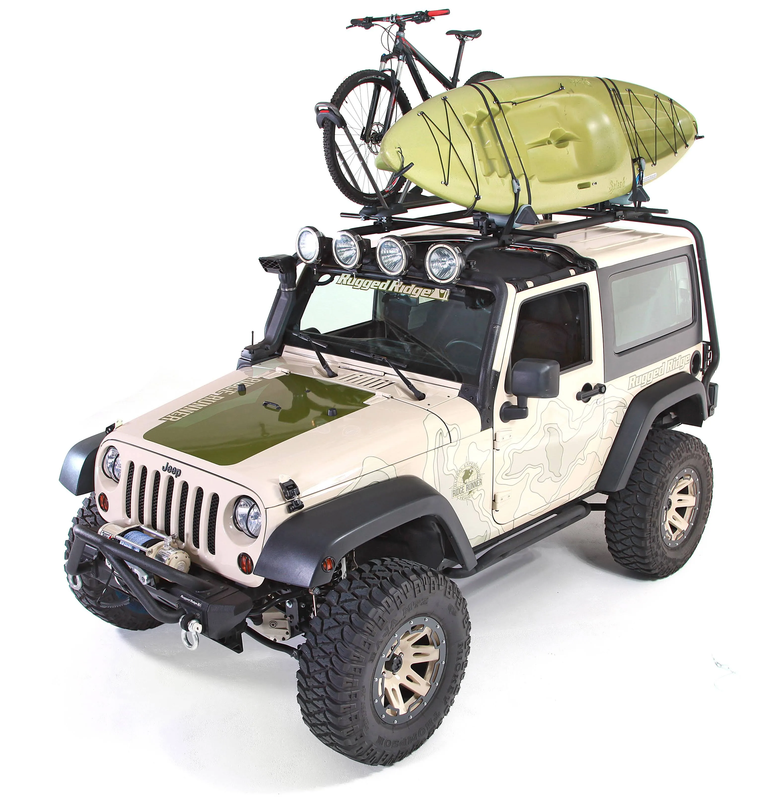 Rugged Ridge Roof Rack 07-18 Jeep 2-Door Jeep Wrangler