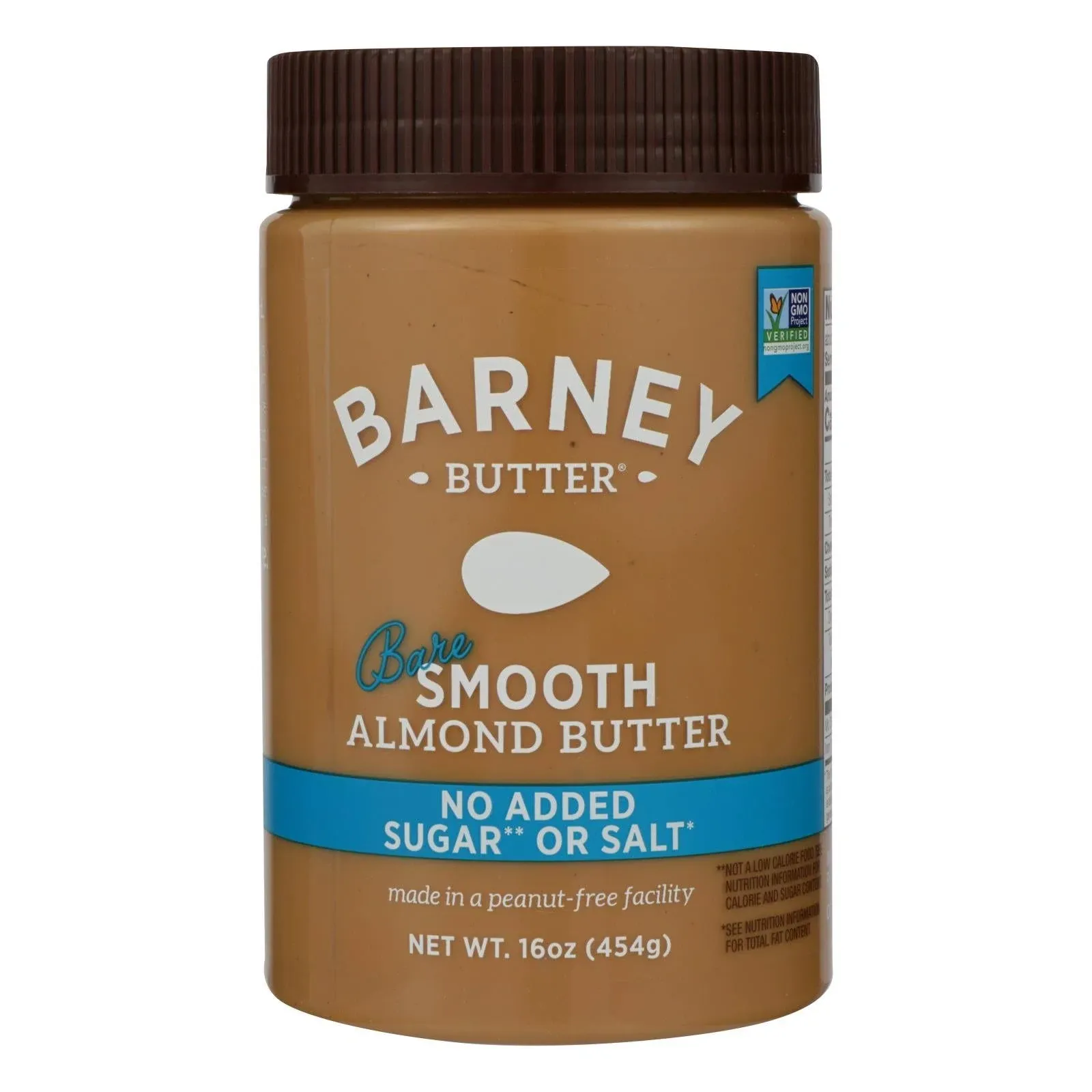 Barney Bare Almond Butter, Smooth - 16 oz