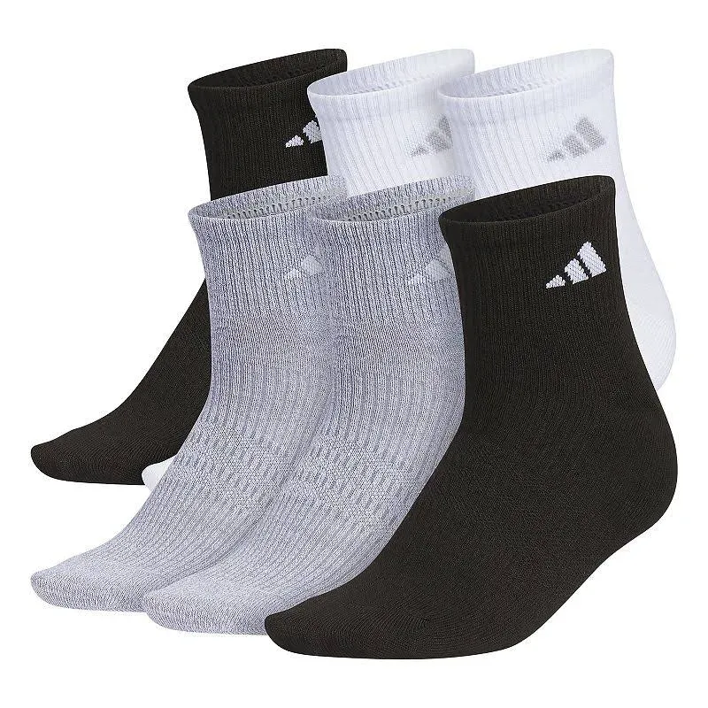 Adidas Women's 6-Pk. Superlite 3.0 Quarter Socks - Blue