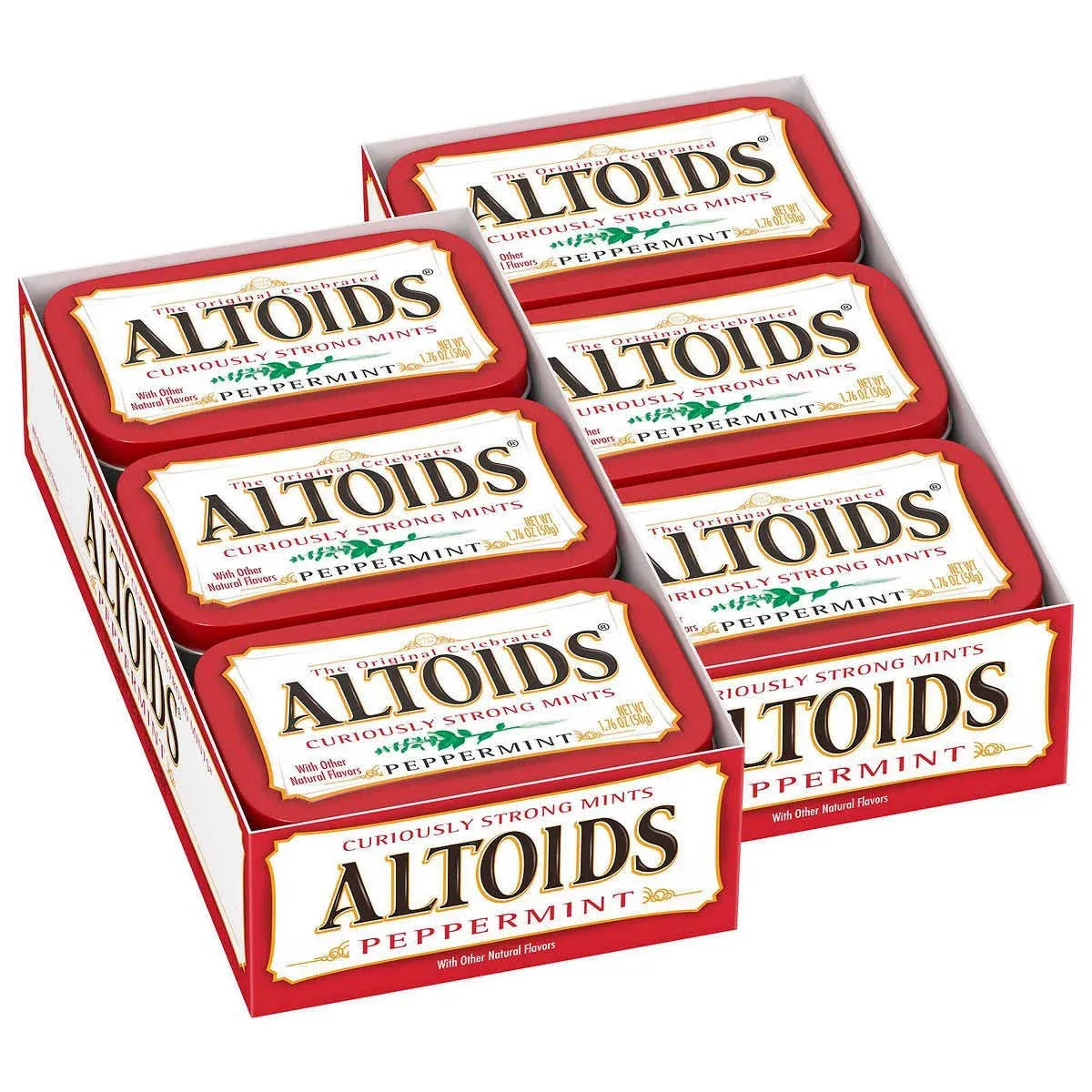 Altoids Smalls Peppermint Sugarfree Mints, 0.37 ounce (9 Packs)