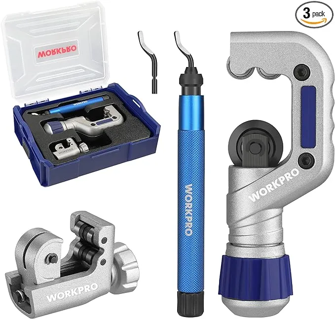 WorkPro 3 Pieces Tubing Cutter Set