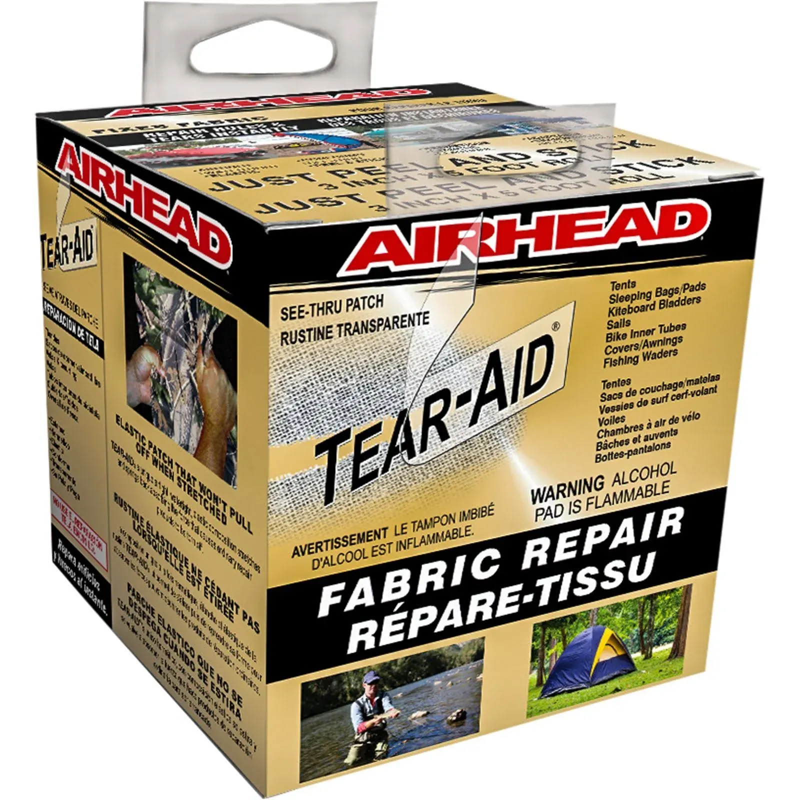 Airhead Tear Aid Repair Kit Type A Fabric Roll