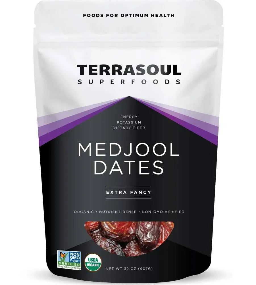 Terrasoul Superfoods Organic Medjool Dates 2 Pounds