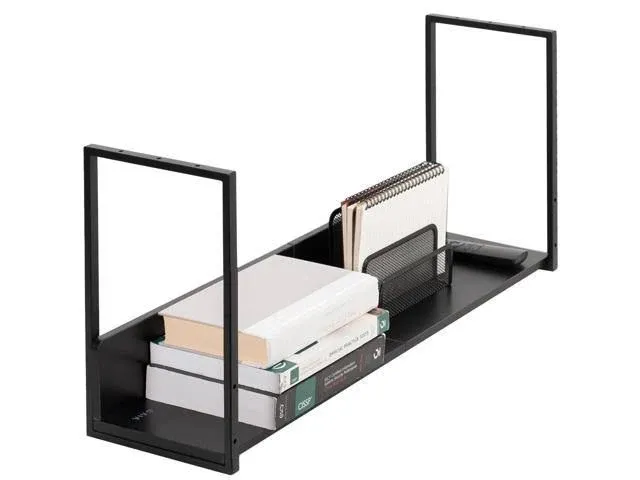 VIVO Under Desk Shelf Storage Organizer System