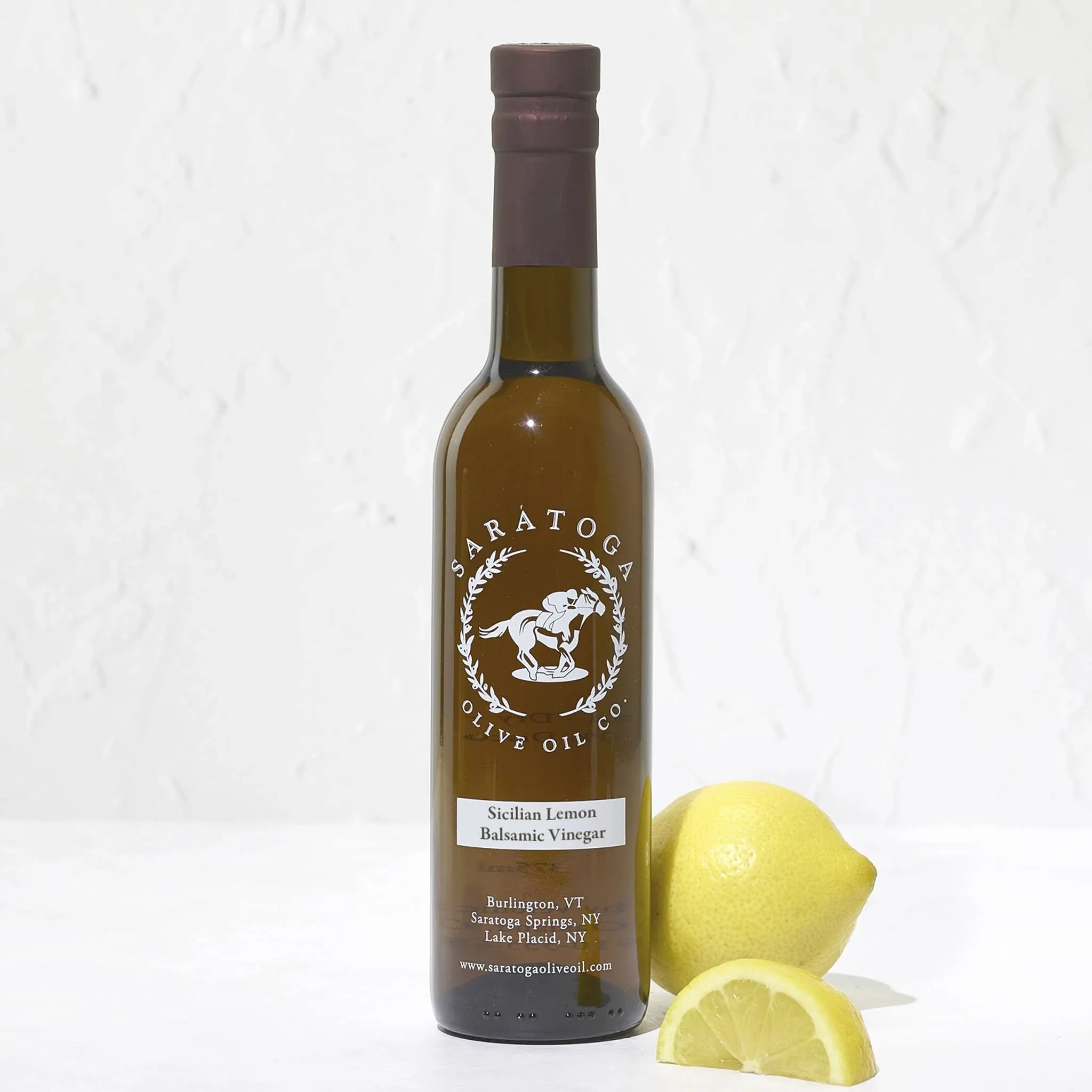 Sicilian Lemon White Balsamic Vinegar | Saratoga Olive Oil Co. 375ml