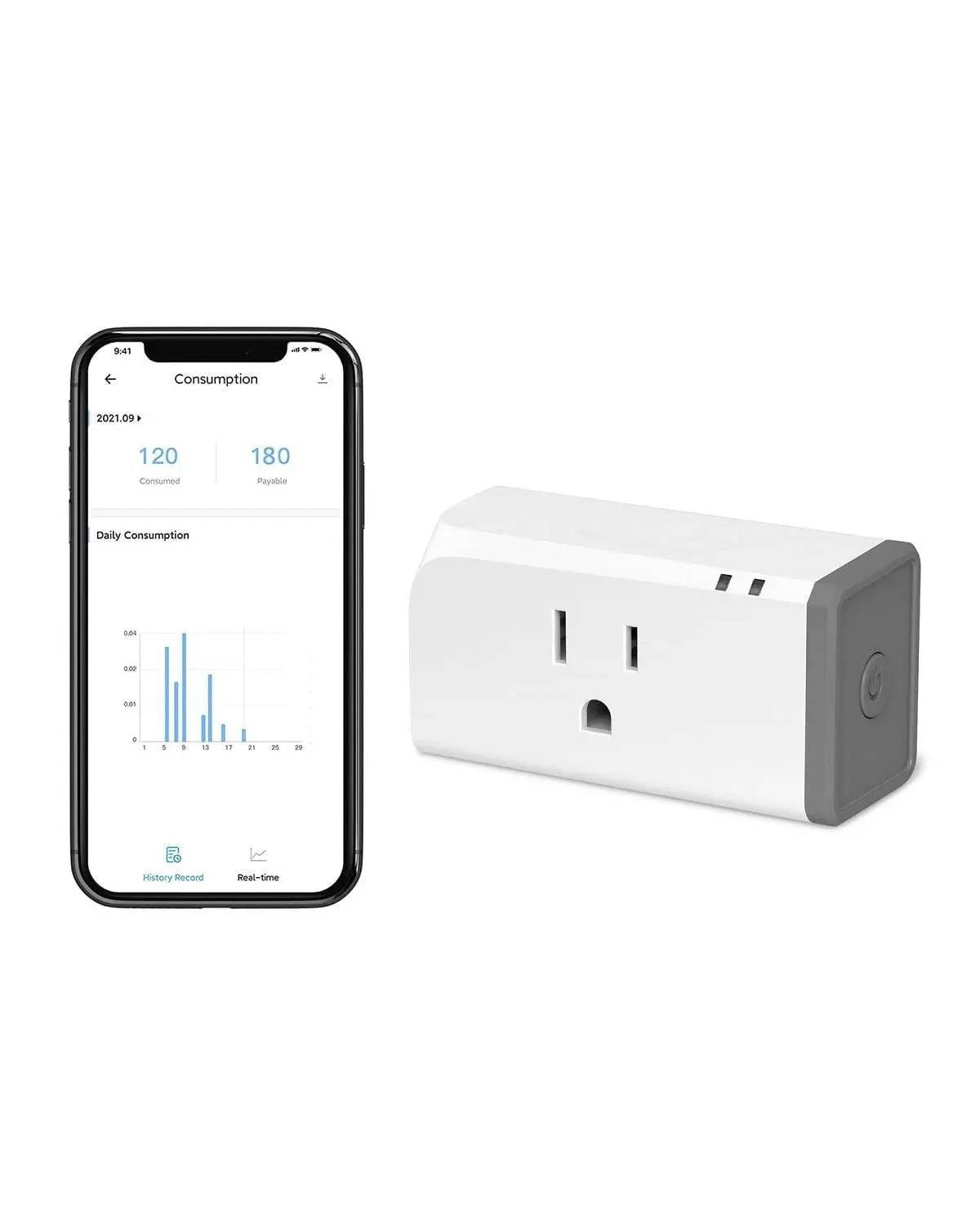 Sonoff Smart Plug Voice Control Works with Alexa Google Home ,WiFi Smart Outlet Home and