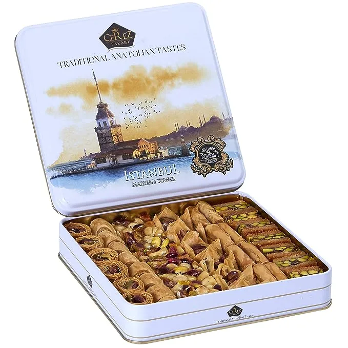 Cerez Pazari Premium Assorted Baklava Pastry Gift Basket