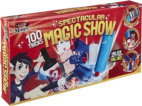 Ideal Magic Spectacular Magic Show 100 Trick Kids Magic Set(Packaging may vary)