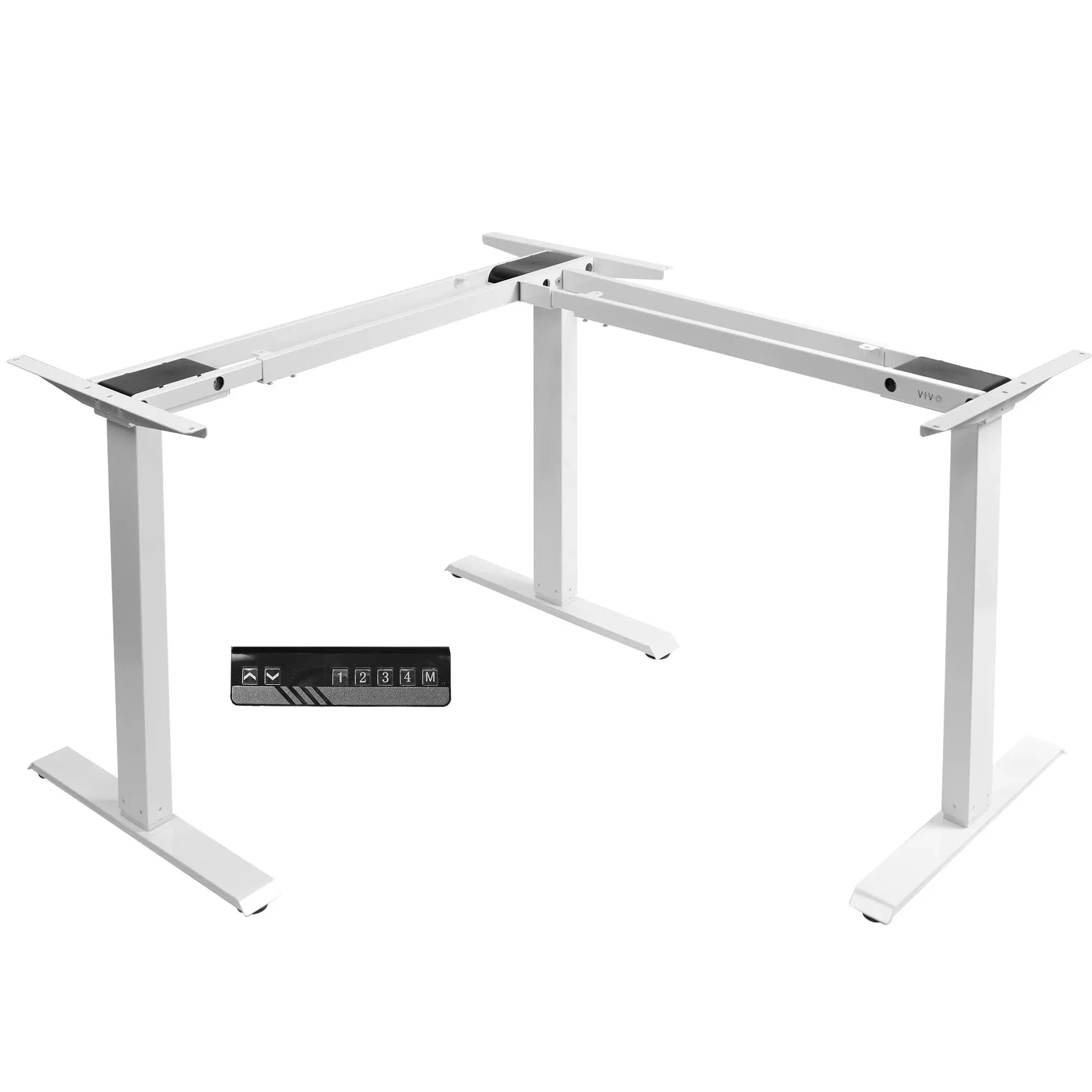 VIVO DESK-V123E ELECTRIC MULTI MOTOR CORNER DESK FRAME WITH MEMORY CONTROLLER