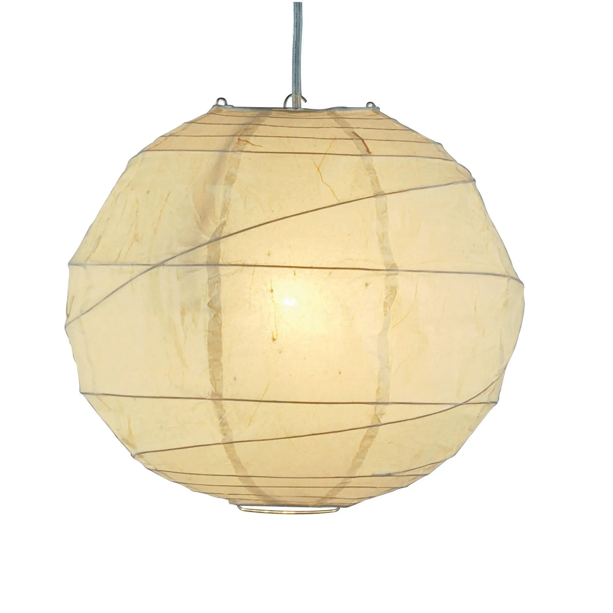 Large Orb Pendant Natural - Adesso