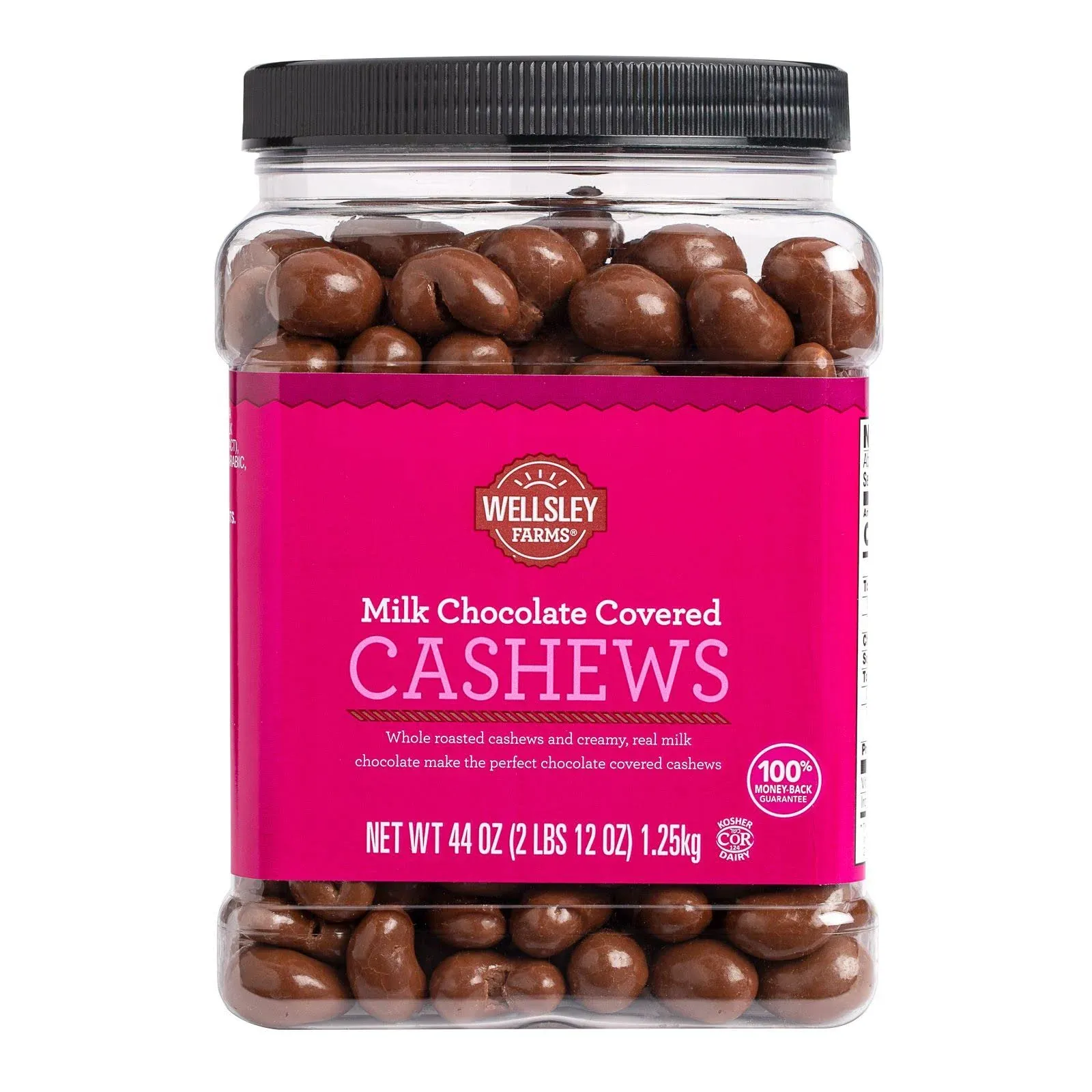 Wellsley Farms Milk Chocolate Covered Cashews 44 oz.