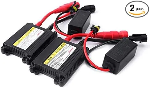 Troniz Xenon HID Ballast 35W DC 12V Universal Replacement for H1 H3 H4 H7 H11 H13 9005 9006 9007 5202 880, Pack of 2