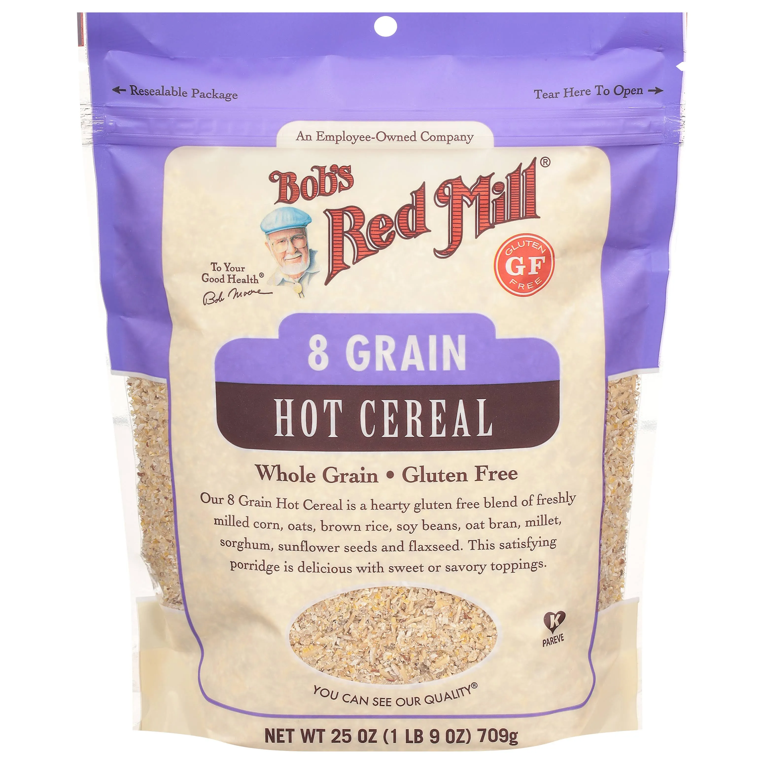 Bob's Red Mill 8 Grain Hot Cereal Gluten Free 25 oz