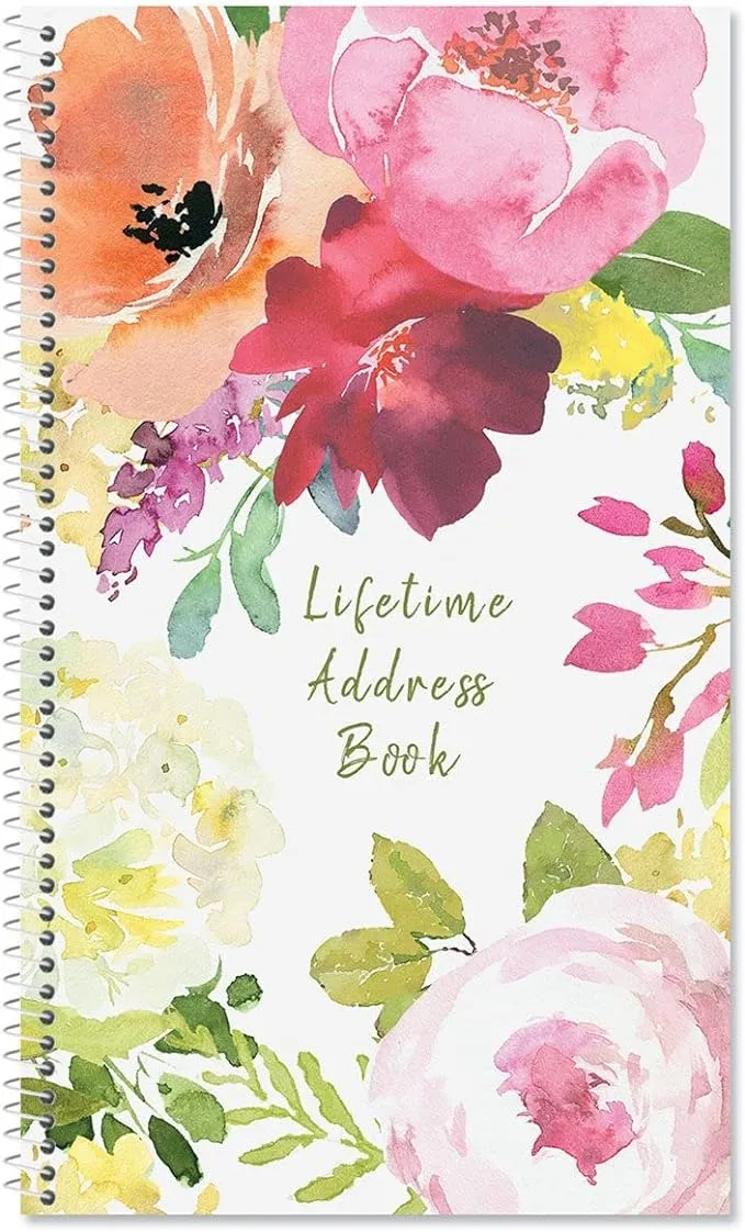 When Flowers Speak Lifetime Address Book