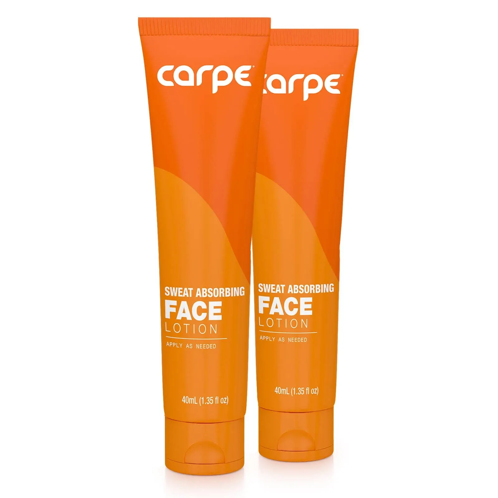 Carpe No-Sweat Face - (Pack of 2) Helps Keep Your Face, Forehead, and Scalp Dry - Sweat Absorbing Gelled Lotion - Plus Oily Face Control - with Silica