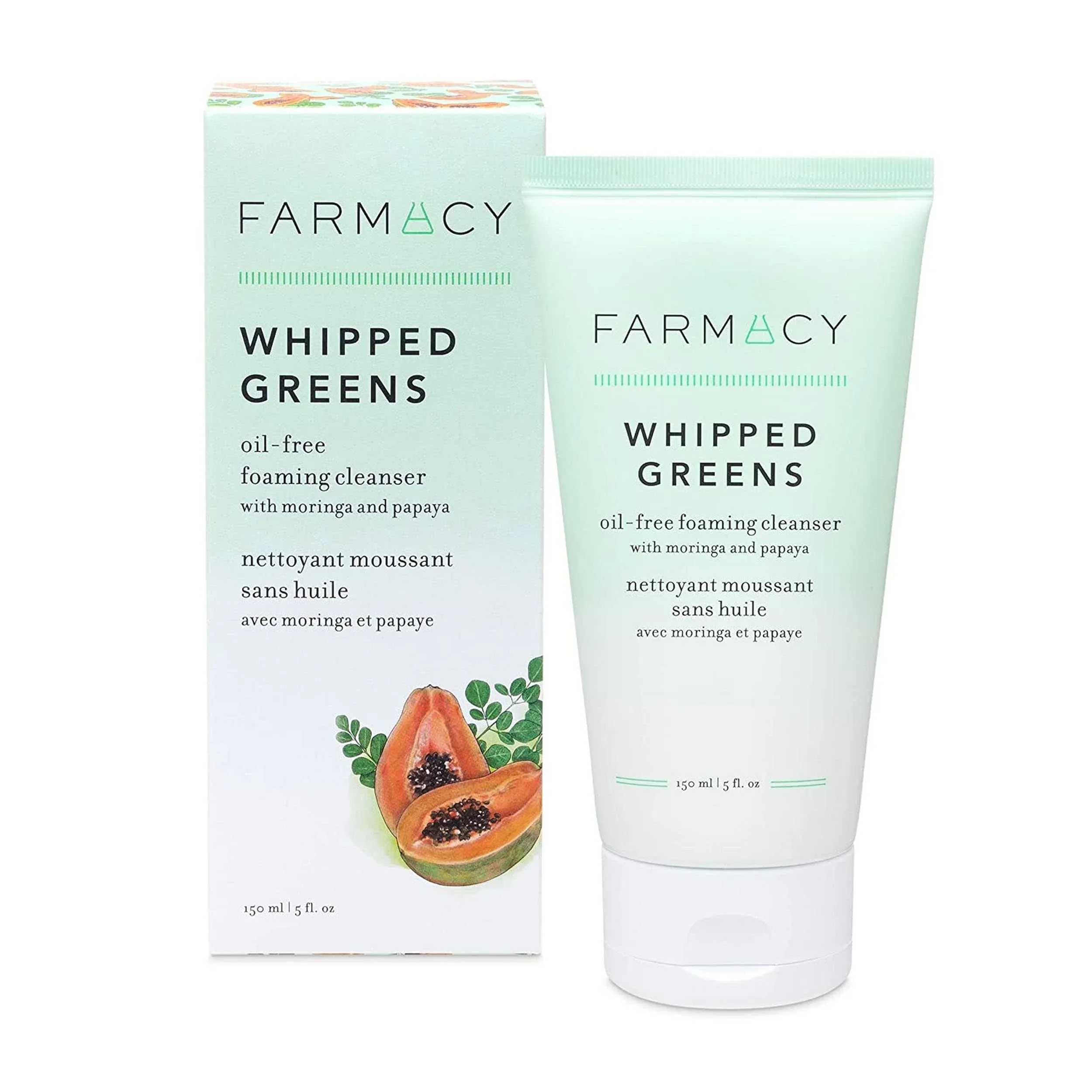 Farmacy Whipped Greens Oil-Free Foaming Cleanser - 150 ml