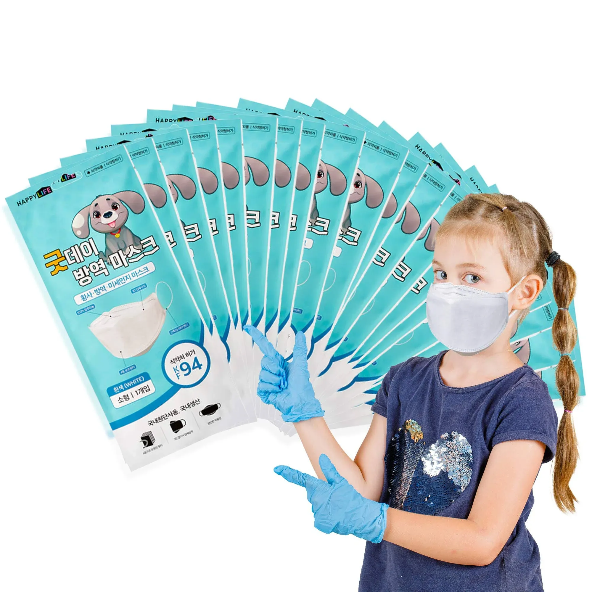 20PCS Goodday Kids KF94 Mask Made in Korea | FDA Regd.