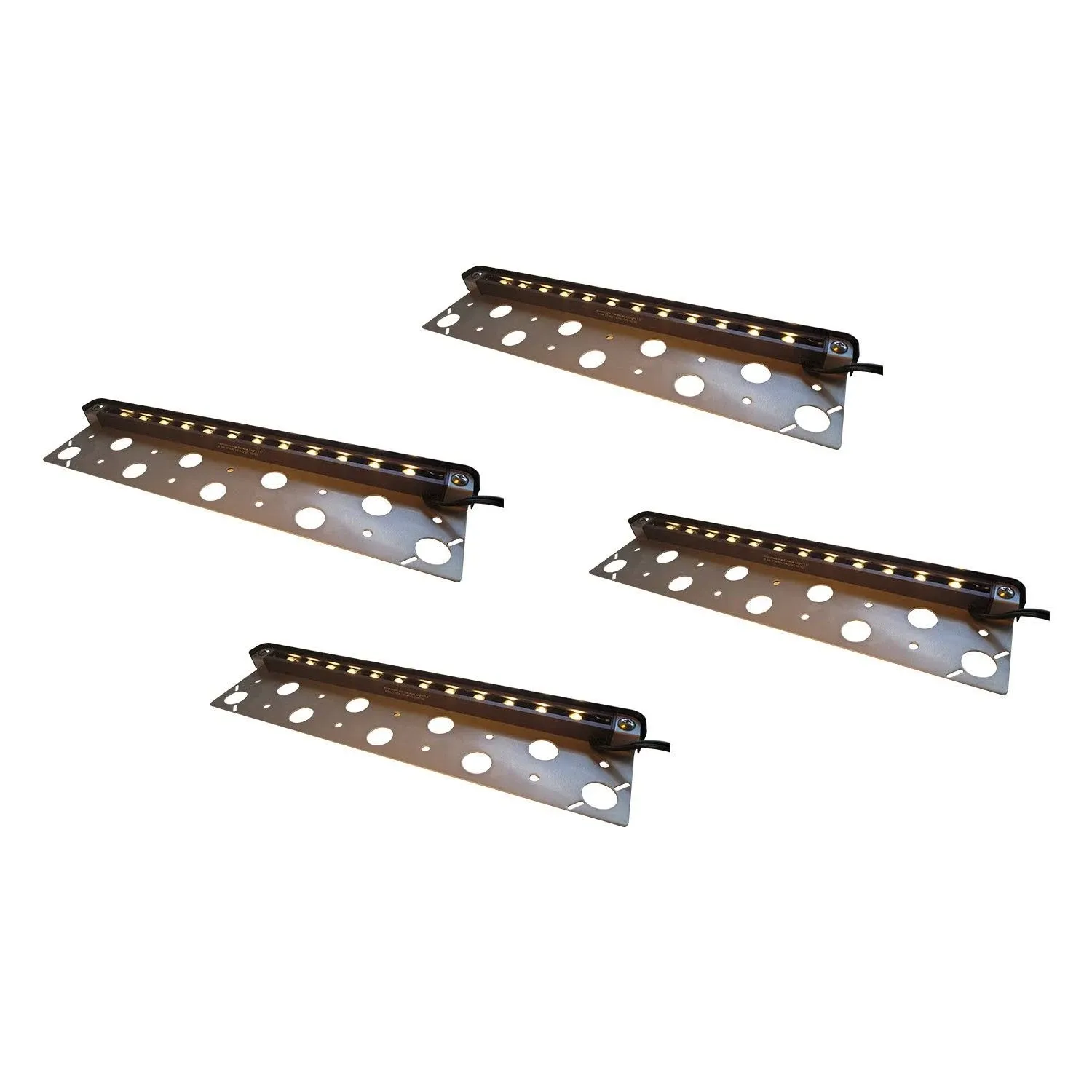 13" LED Hardscape Light | Outdoor Step Lights | 2700K Warm White 4-Pack