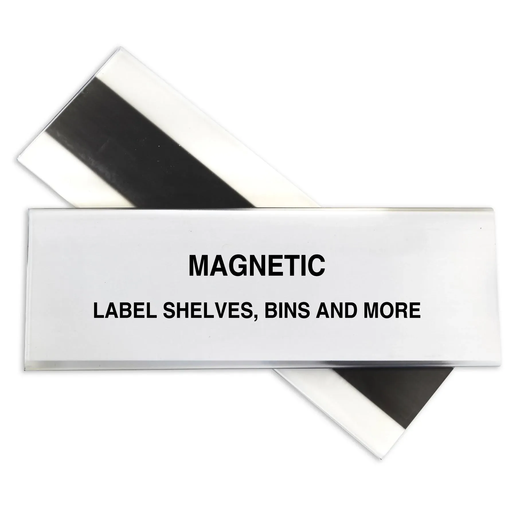 C-line Label Holder for Magnetic Shelf/Bin, 6 by 2-Inch, Clear